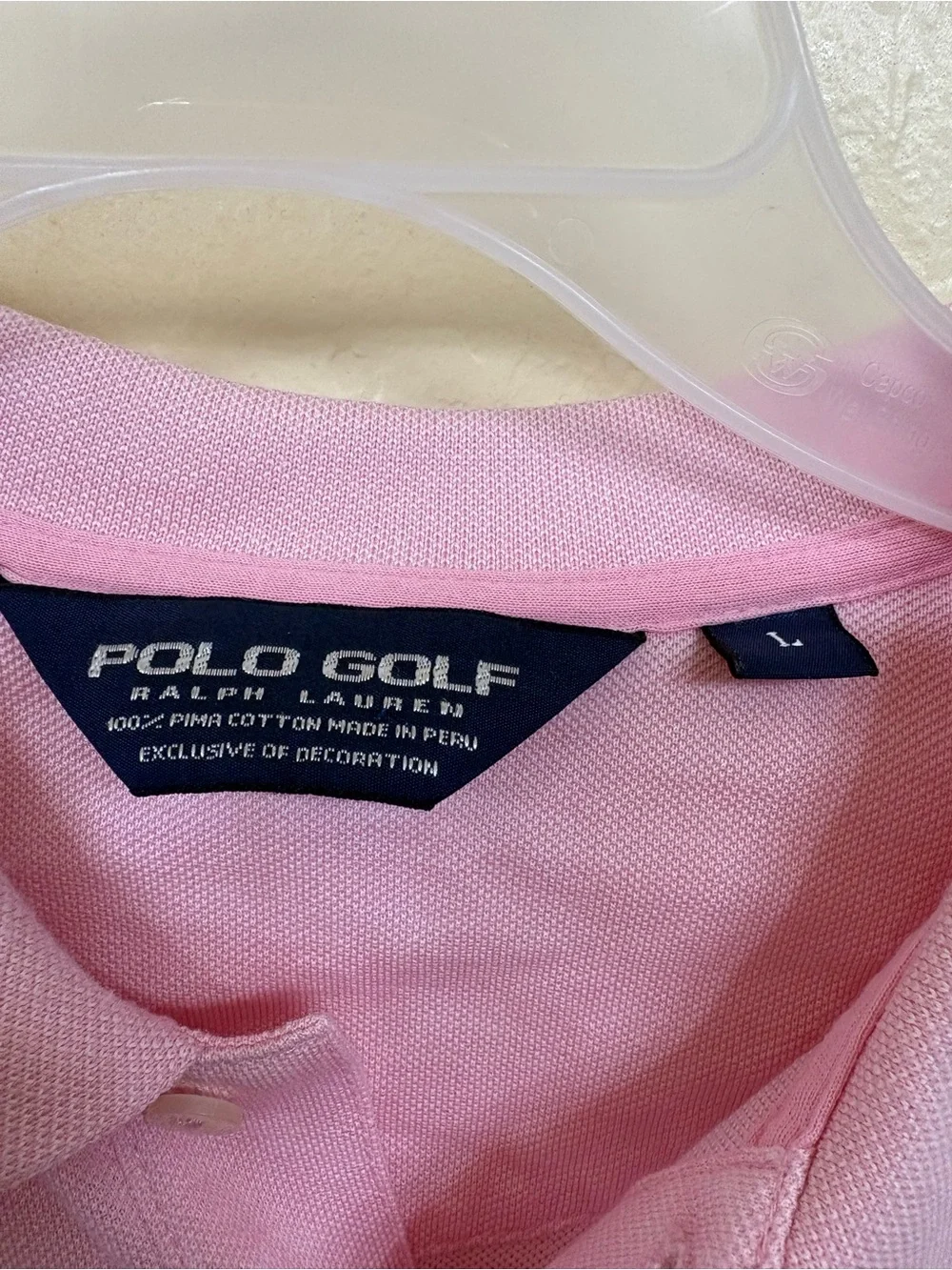 Ralph Lauren Men’s Pink Polo Golf Shirt